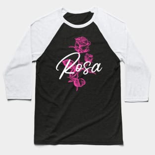 Pink rose Baseball T-Shirt